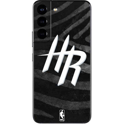 NBA Houston Rockets Black Animal Print Galaxy S22 Skin