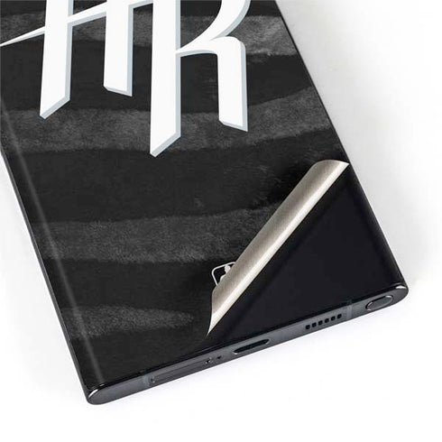 NBA Houston Rockets Black Animal Print Galaxy S22 Ultra Skin