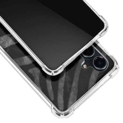 NBA Houston Rockets Black Animal Print Galaxy S23 FE Clear Case