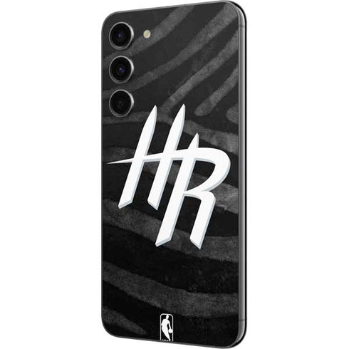 NBA Houston Rockets Black Animal Print Galaxy S23 Plus Skin
