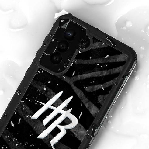 NBA Houston Rockets Black Animal Print Galaxy S23 Plus Waterproof Case