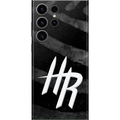 NBA Houston Rockets Black Animal Print Galaxy S23 Ultra Skin