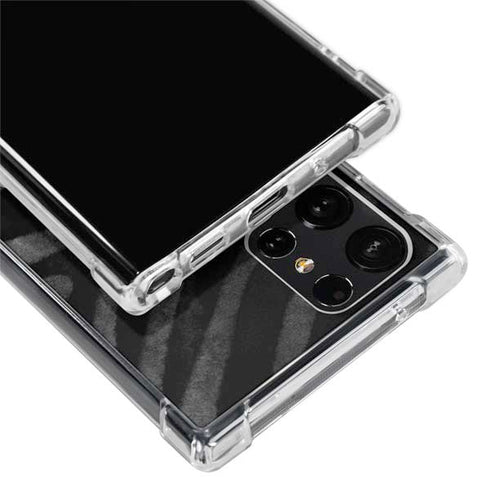 NBA Houston Rockets Black Animal Print Galaxy S24 Ultra Clear Case