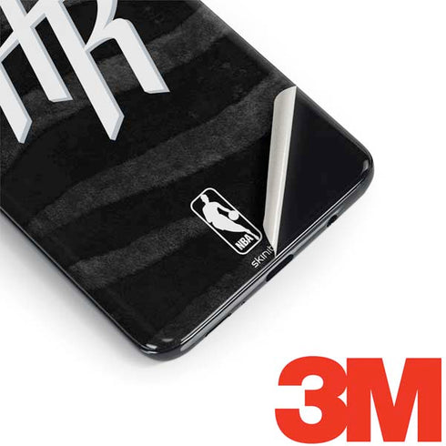 NBA Houston Rockets Black Animal Print Galaxy S9 Skin