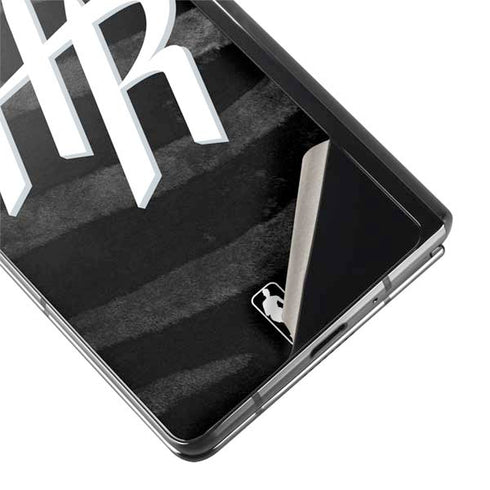 NBA Houston Rockets Black Animal Print Galaxy Z Fold2 5G Skin