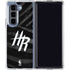NBA Houston Rockets Black Animal Print Galaxy Z Fold5 5G Clear Case