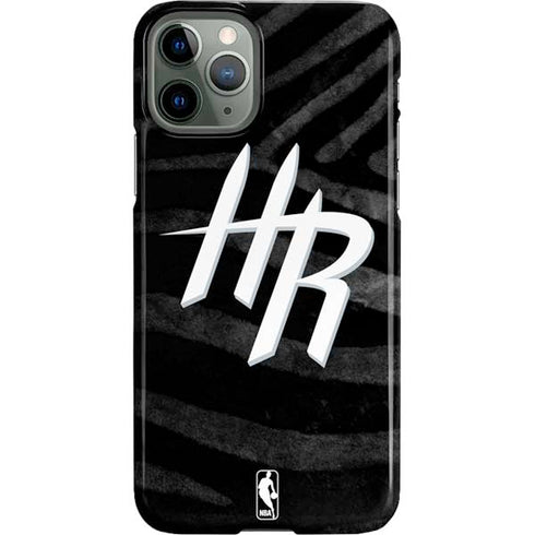 NBA Houston Rockets Black Animal Print iPhone 11 Pro Lite Case