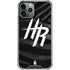 NBA Houston Rockets Black Animal Print iPhone 11 Pro Max Clear Case