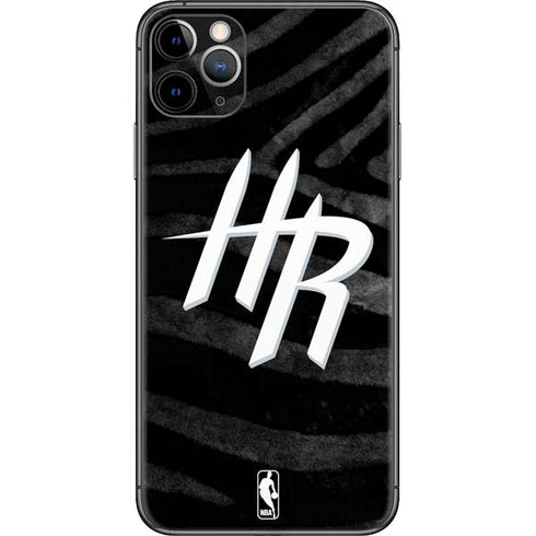 NBA Houston Rockets Black Animal Print iPhone 11 Pro Max Skin