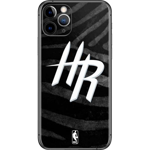 NBA Houston Rockets Black Animal Print iPhone 11 Pro Skin