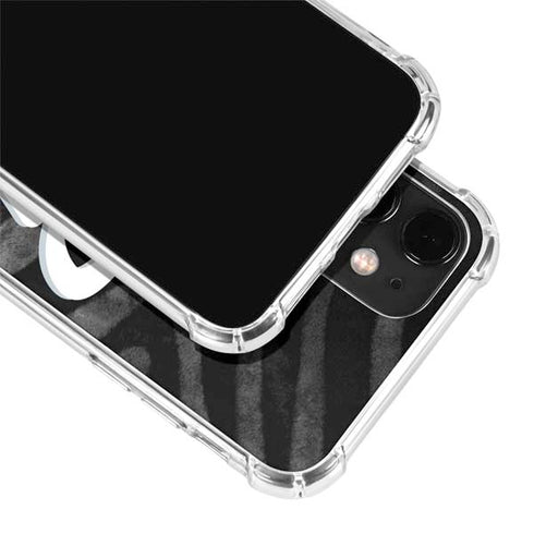 NBA Houston Rockets Black Animal Print iPhone 12 Clear Case