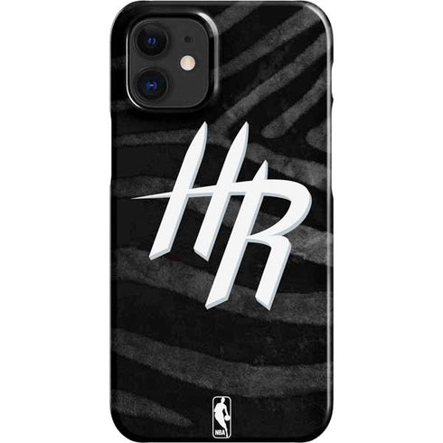 NBA Houston Rockets Black Animal Print iPhone 12 Mini Lite Case
