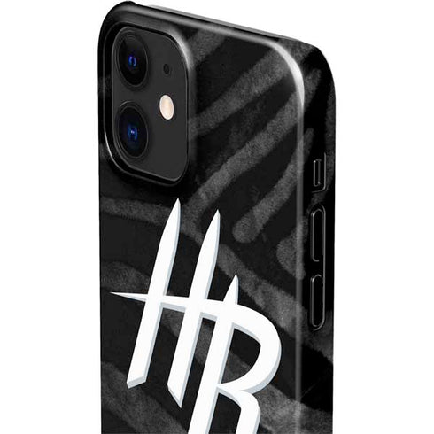 NBA Houston Rockets Black Animal Print iPhone 12 Mini Lite Case