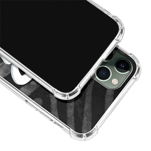 NBA Houston Rockets Black Animal Print iPhone 12 Pro Clear Case