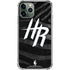 NBA Houston Rockets Black Animal Print iPhone 12 Pro Max Clear Case