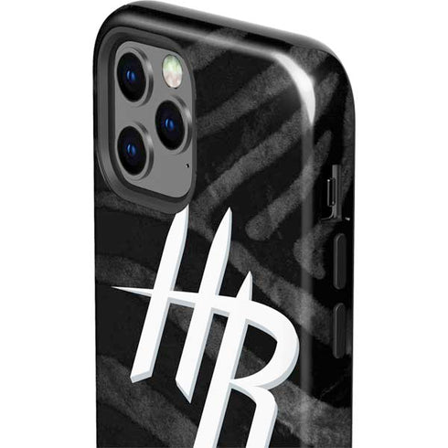 NBA Houston Rockets Black Animal Print iPhone 12 Pro Max Impact Case