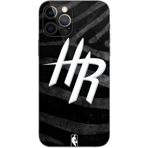 NBA Houston Rockets Black Animal Print iPhone 12 Pro Skin