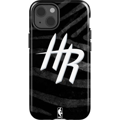 NBA Houston Rockets Black Animal Print iPhone 13 Impact Case