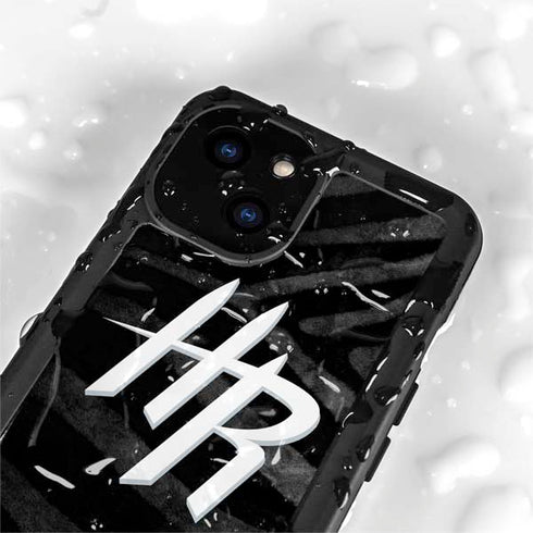 NBA Houston Rockets Black Animal Print iPhone 13 Mini Waterproof Case