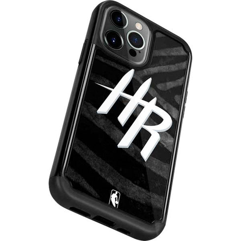 NBA Houston Rockets Black Animal Print iPhone 13 Pro Cargo Case