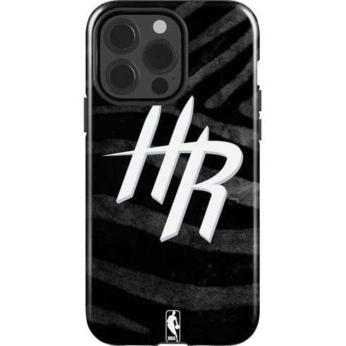 NBA Houston Rockets Black Animal Print iPhone 13 Pro Impact Case