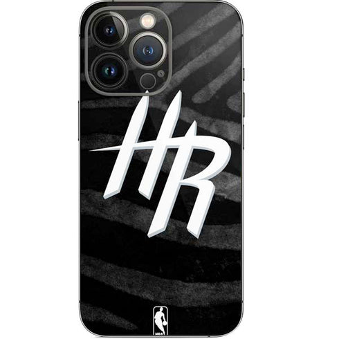 NBA Houston Rockets Black Animal Print iPhone 13 Pro Skin