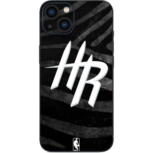 NBA Houston Rockets Black Animal Print iPhone 13 Skin