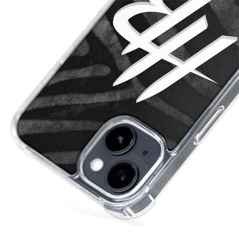 NBA Houston Rockets Black Animal Print iPhone 15 Plus MagSafe Case