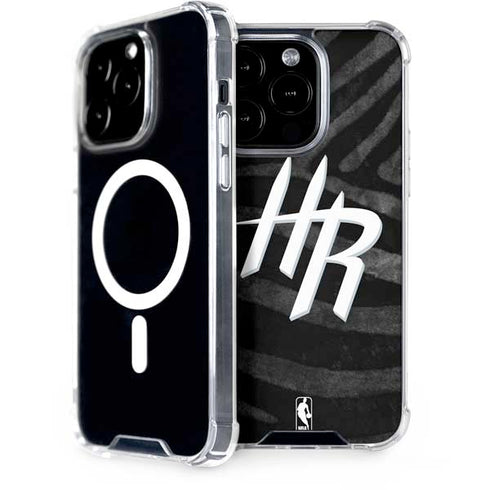 NBA Houston Rockets Black Animal Print iPhone 15 Pro MagSafe Case
