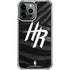 NBA Houston Rockets Black Animal Print iPhone 14 Pro Max Clear Case