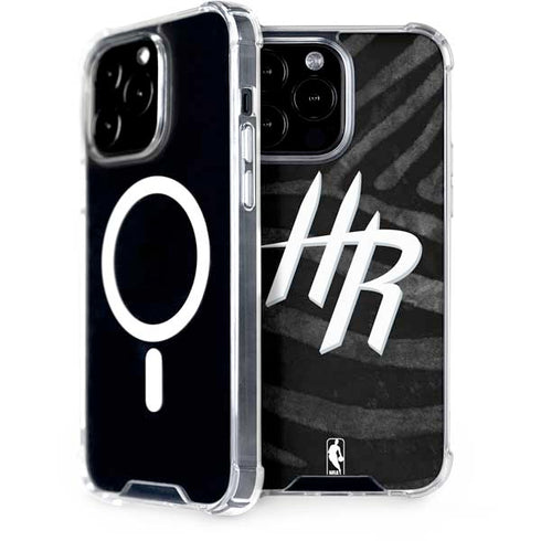 NBA Houston Rockets Black Animal Print iPhone 15 Pro Max MagSafe Case