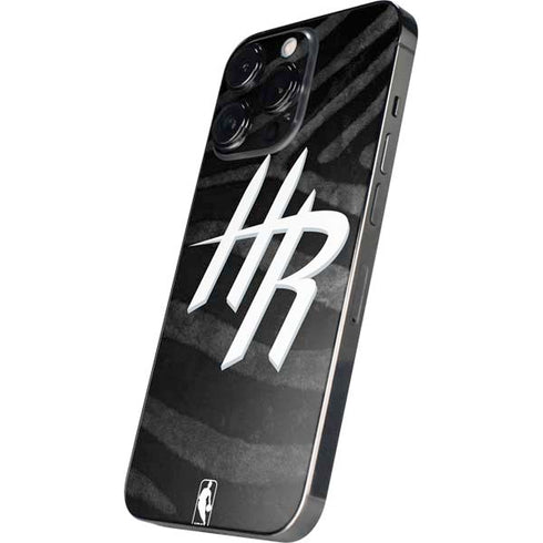 NBA Houston Rockets Black Animal Print iPhone 14 Pro Skin