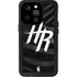 NBA Houston Rockets Black Animal Print iPhone 14 Pro Waterproof Case