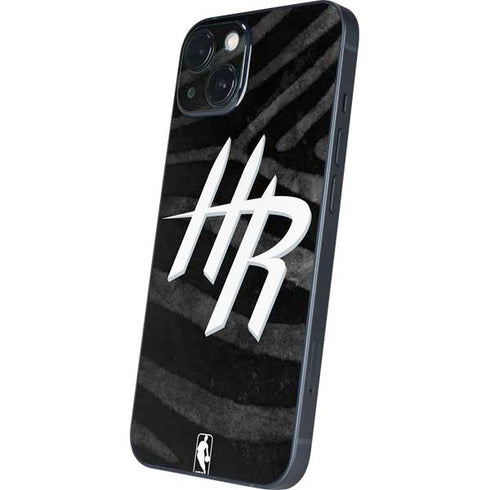 NBA Houston Rockets Black Animal Print iPhone 14 Skin
