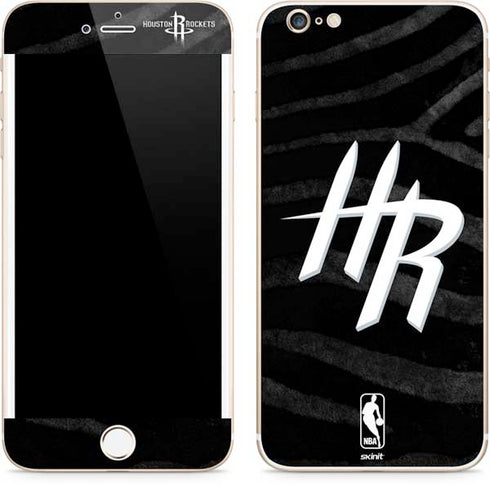 NBA Houston Rockets Black Animal Print iPhone 6/6s Plus Skin