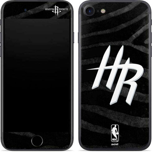 NBA Houston Rockets Black Animal Print iPhone 7 Skin