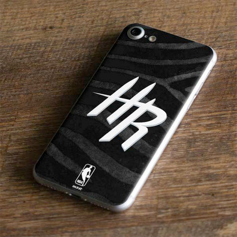 NBA Houston Rockets Black Animal Print iPhone 7 Skin