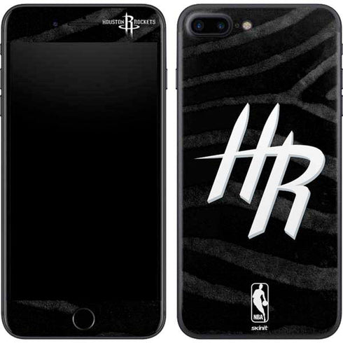 NBA Houston Rockets Black Animal Print iPhone 8 Plus Skin