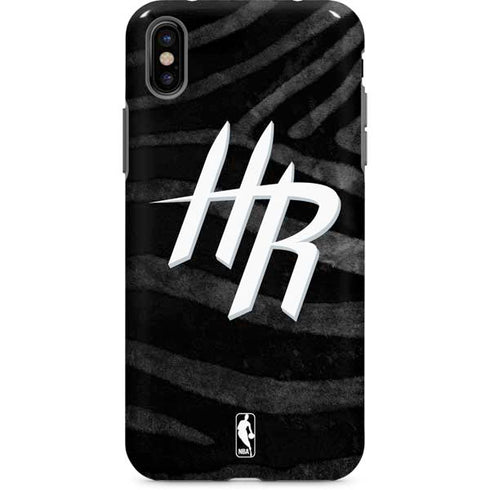 NBA Houston Rockets Black Animal Print iPhone 8 Pro Case