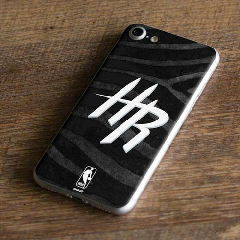 NBA Houston Rockets Black Animal Print iPhone 8 Skin