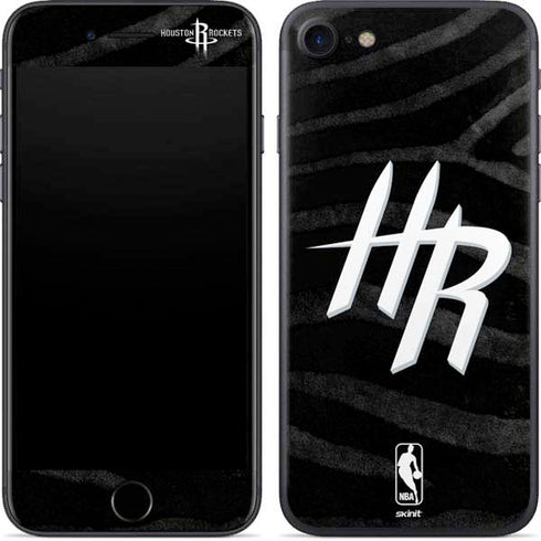 NBA Houston Rockets Black Animal Print iPhone SE (2nd & 3rd Gen) Skin