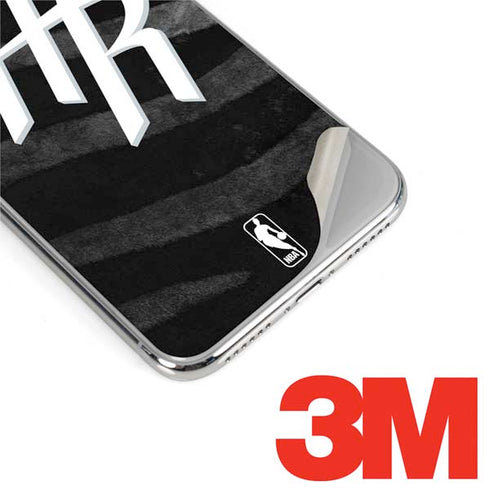 NBA Houston Rockets Black Animal Print iPhone XR Skin