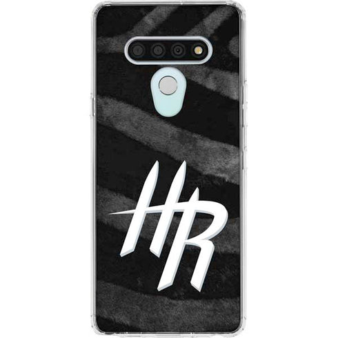 NBA Houston Rockets Black Animal Print LG Stylo 6 Clear Case