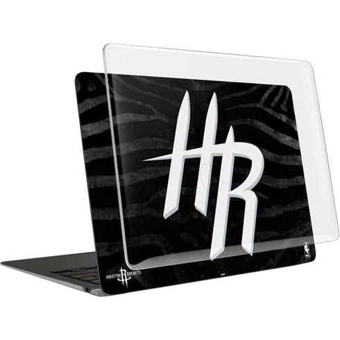 NBA Houston Rockets Black Animal Print MacBook Air 13in M1 (2021) Case plus Skin