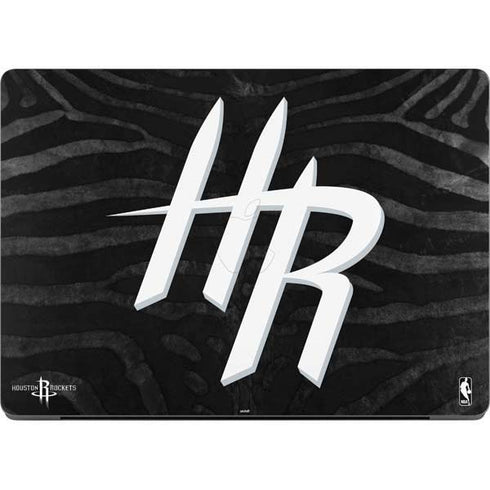 NBA Houston Rockets Black Animal Print MacBook Pro 14in (2021-24) Skin