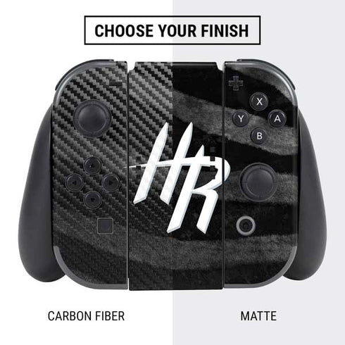 NBA Houston Rockets Black Animal Print Nintendo Switch Bundle Skin