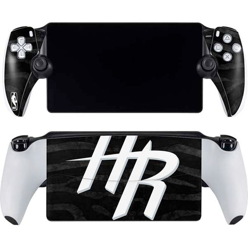 NBA Houston Rockets Black Animal Print PlayStation Portal Remote Player Skin