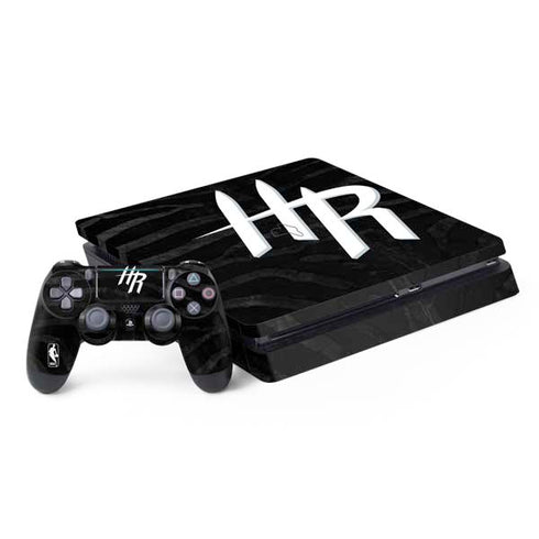 NBA Houston Rockets Black Animal Print PS4 Slim Bundle Skin