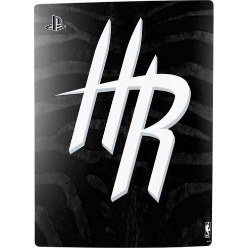 NBA Houston Rockets Black Animal Print PS5 Console Skin