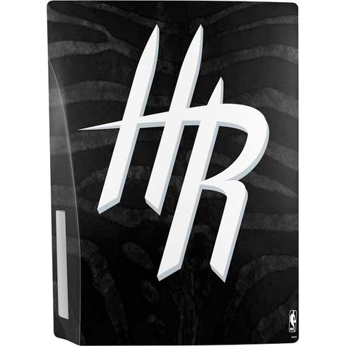 NBA Houston Rockets Black Animal Print PS5 Console Skin